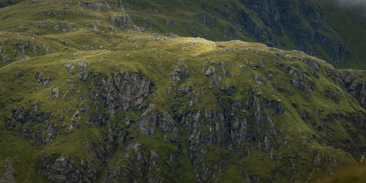 Views clearing from the Beinn a' Chròin ridge