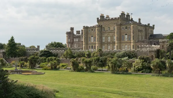 Walking at Culzean Castle in Scotland