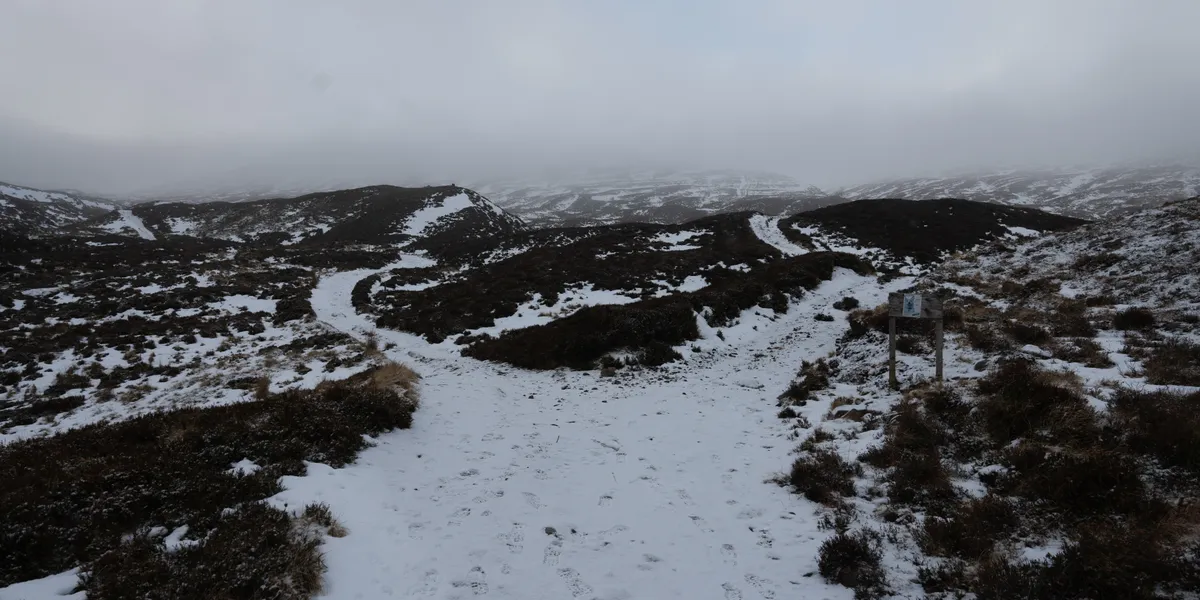 The path heading towards Creagan Mor