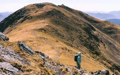 Hiking Ben Challum Munro in Loch Lomond to Loch Tay, Scotland