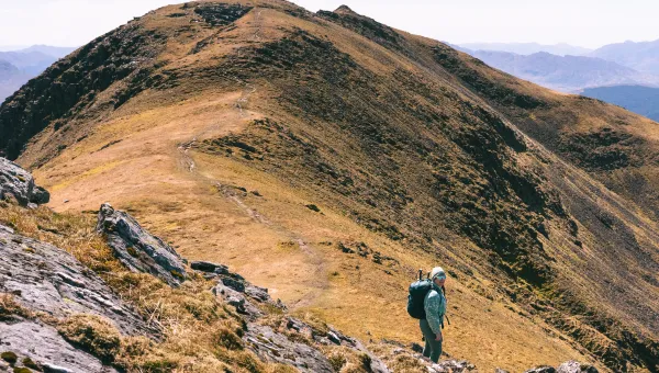 Hiking Ben Challum Munro in Loch Lomond to Loch Tay, Scotland