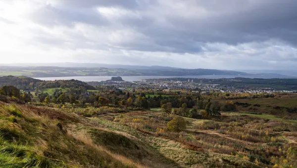 Hiking the Kilpatrick Hills Hike trail in Scotland