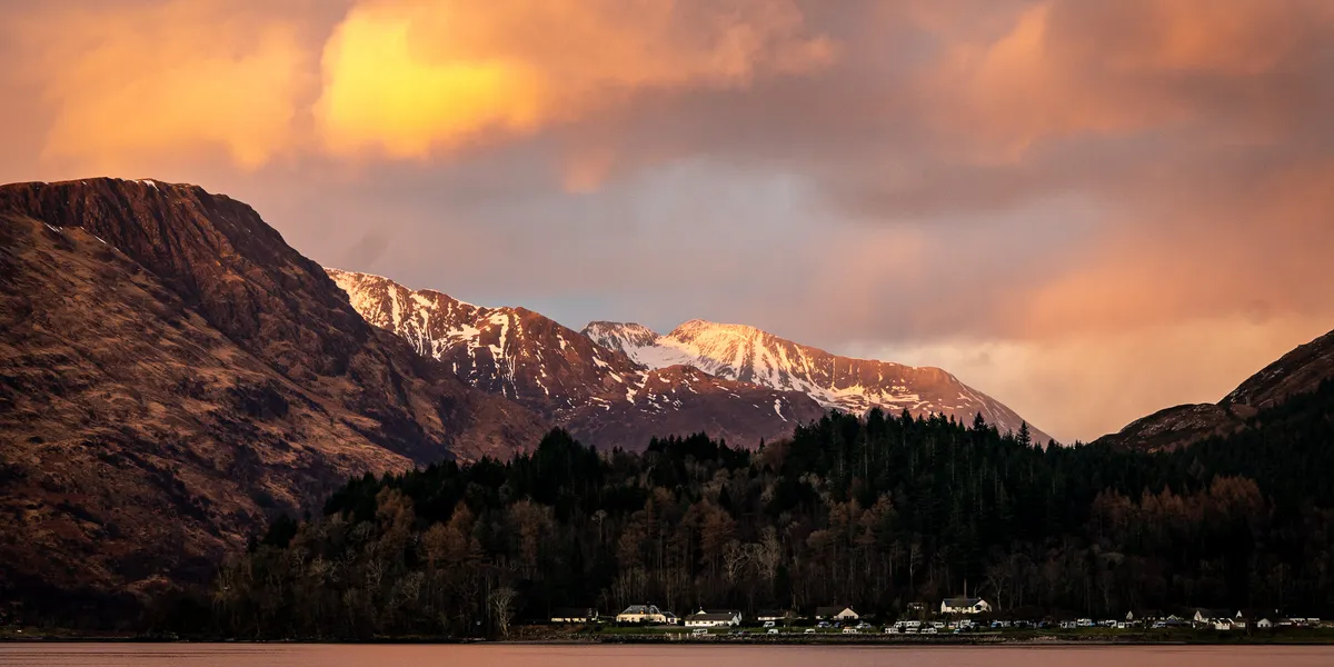 The start of the path heading up from the A82 towards Buachaille Etive Beag