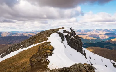 Hiking Ben Lui Munro in Loch Lomond to Loch Tay, Scotland