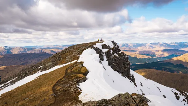 Hiking Ben Lui Munro in Loch Lomond to Loch Tay, Scotland