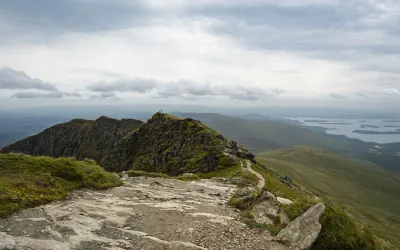 Hiking Ben Lomond Munro in Loch Lomond to Loch Tay, Scotland