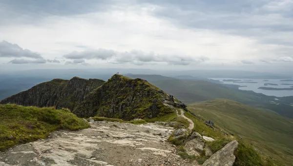 Hiking Ben Lomond Munro in Loch Lomond to Loch Tay, Scotland