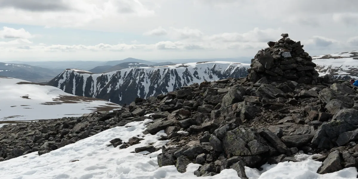 The summit of Cairn of Claise