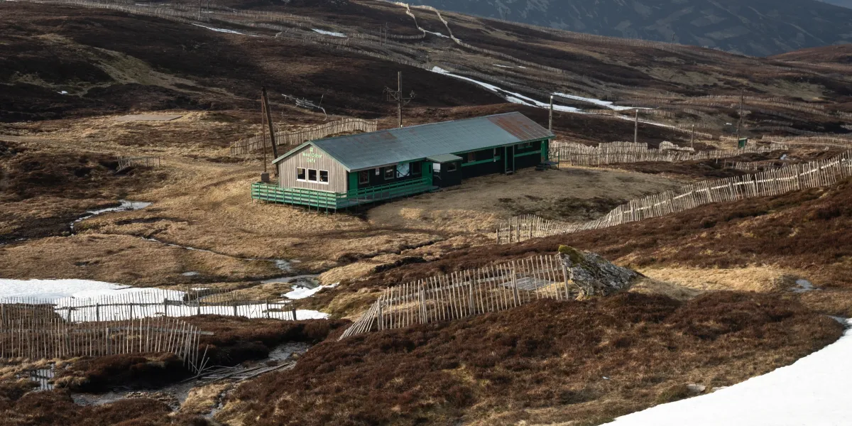 Some of the Ski Center Buildings you'll pass on the descent