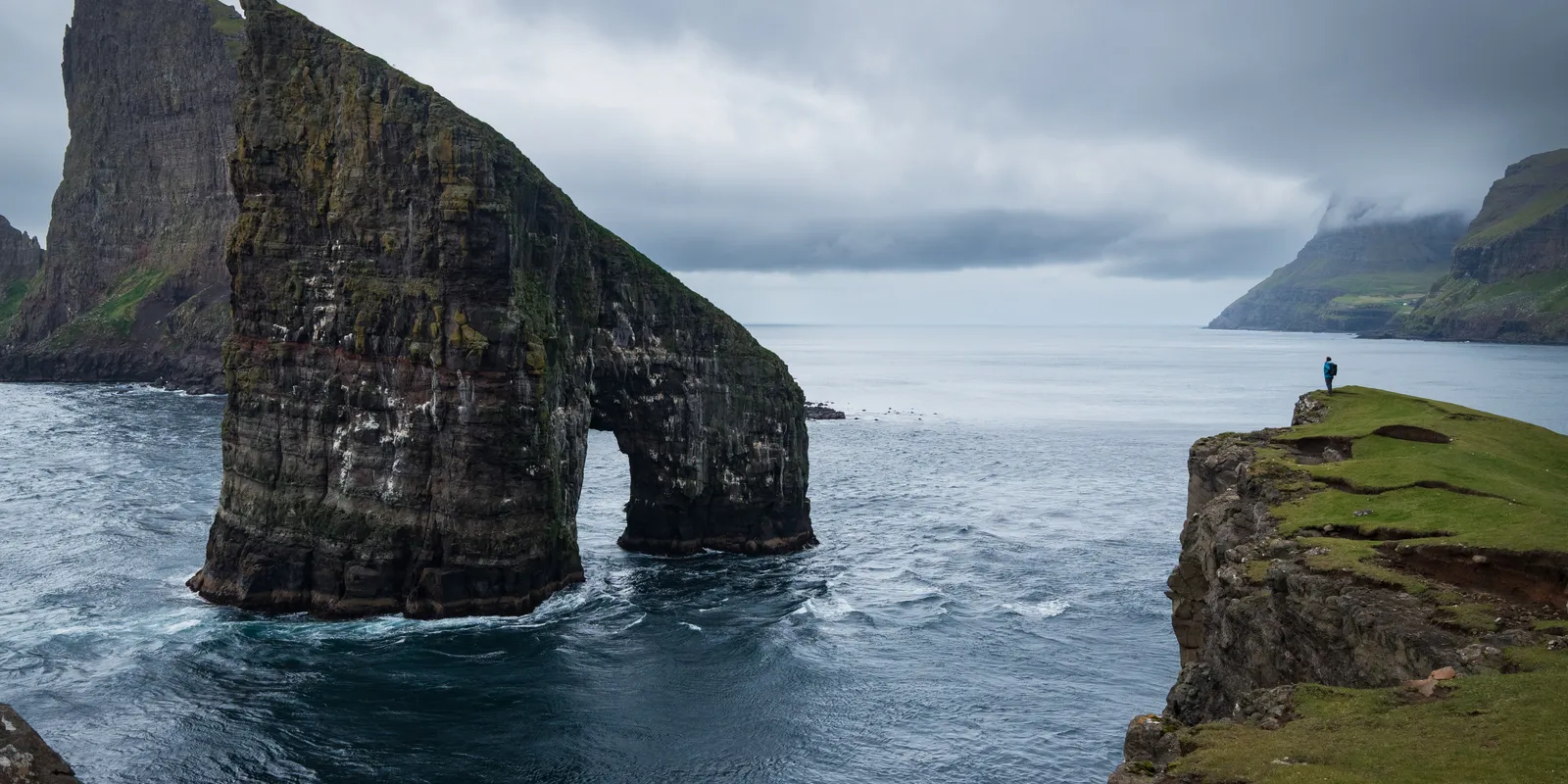 Drangarnir - The Famous Sea Stacks - Faroe Islands