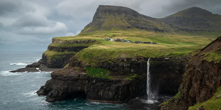Mulafossur Waterfall - Faroe Islands
