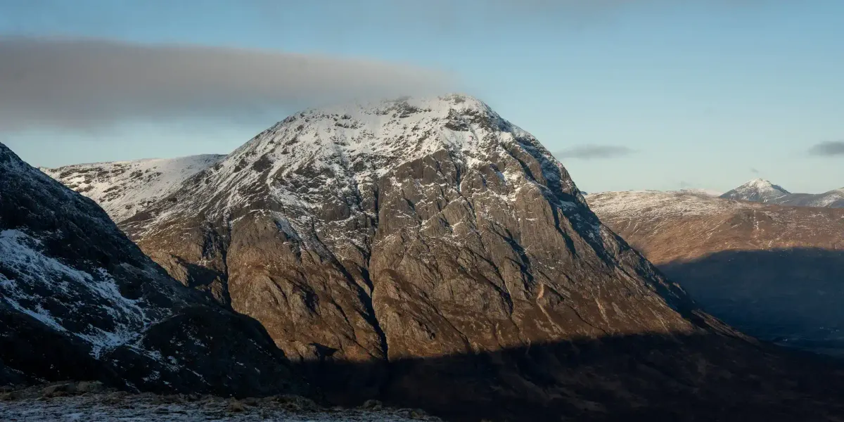 Views back towards Buachaille Etive Mòr
