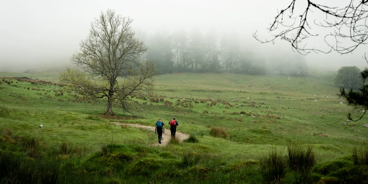 The path winding up towards Ben Vorlich