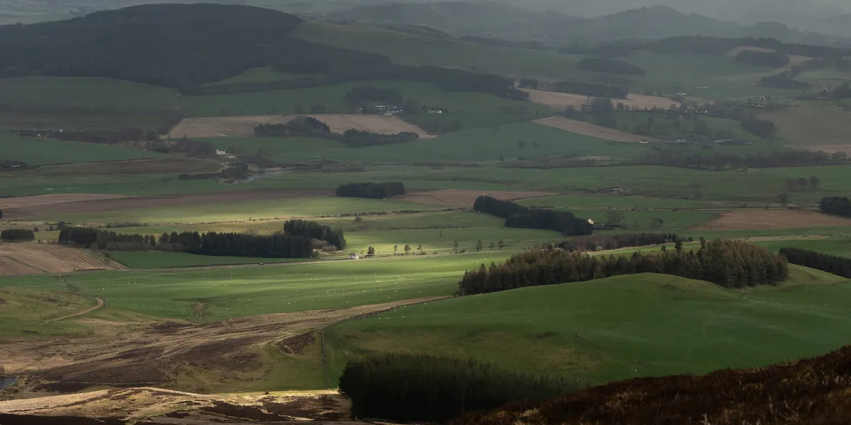 Some interesting lighting conditions on the valley below