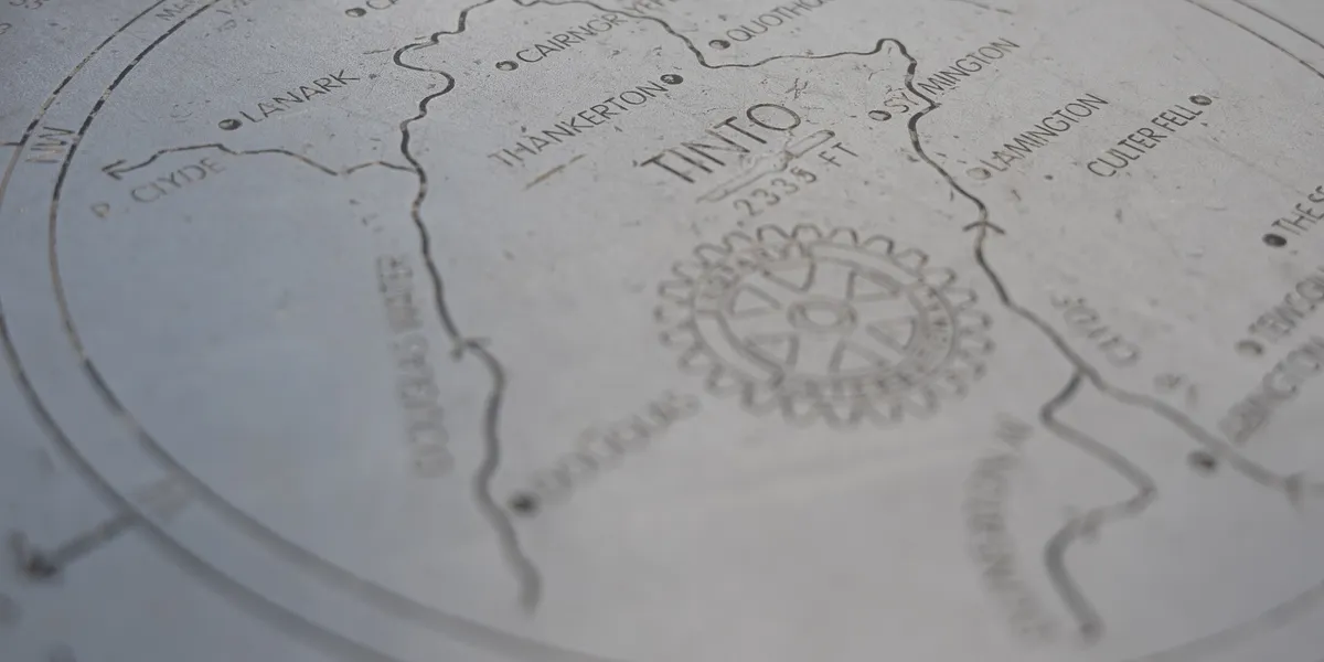 It features a fancier carn than most hills I've done!