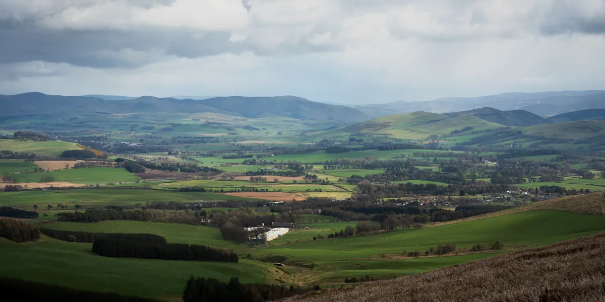 More interesting lighting conditions on the valley below