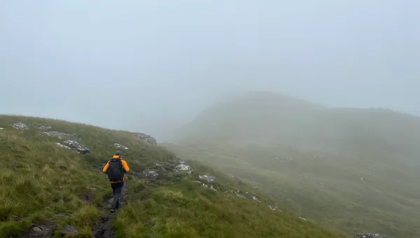 Hiking An Caisteal and Beinn a' Chròin Munro in Loch Lomond to Loch Tay, Scotland
