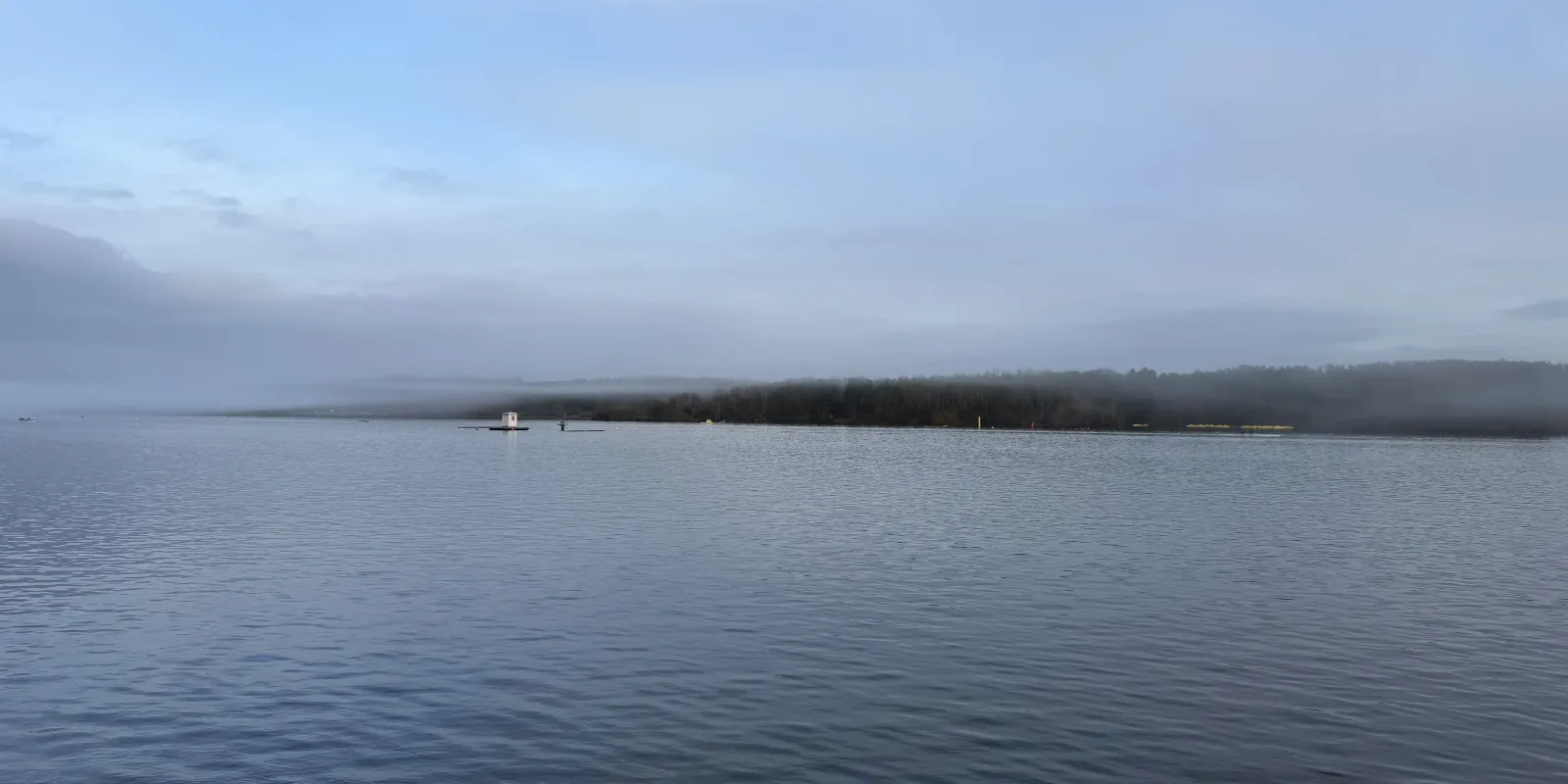 Strathclyde Loch on a calm day, Strathclyde Country Park, Scotland