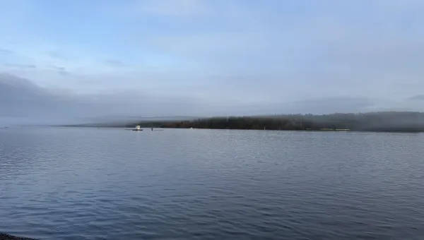 Strathclyde Loch on a calm day, Strathclyde Country Park, Scotland